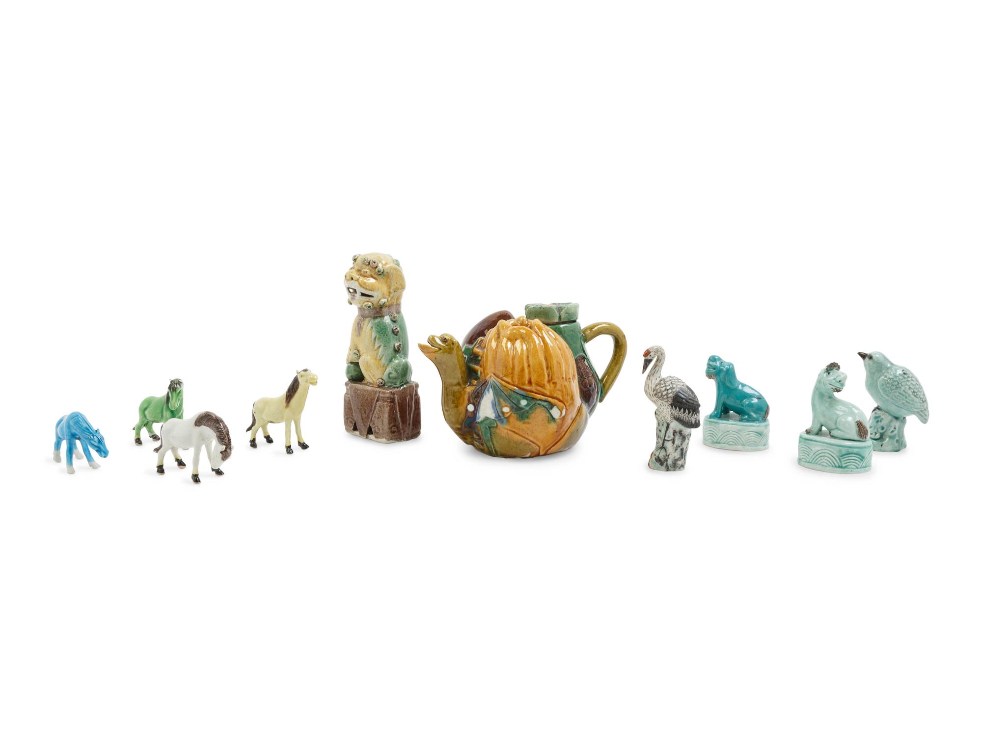 Ten Chinese Porcelain 'Animal' Articles