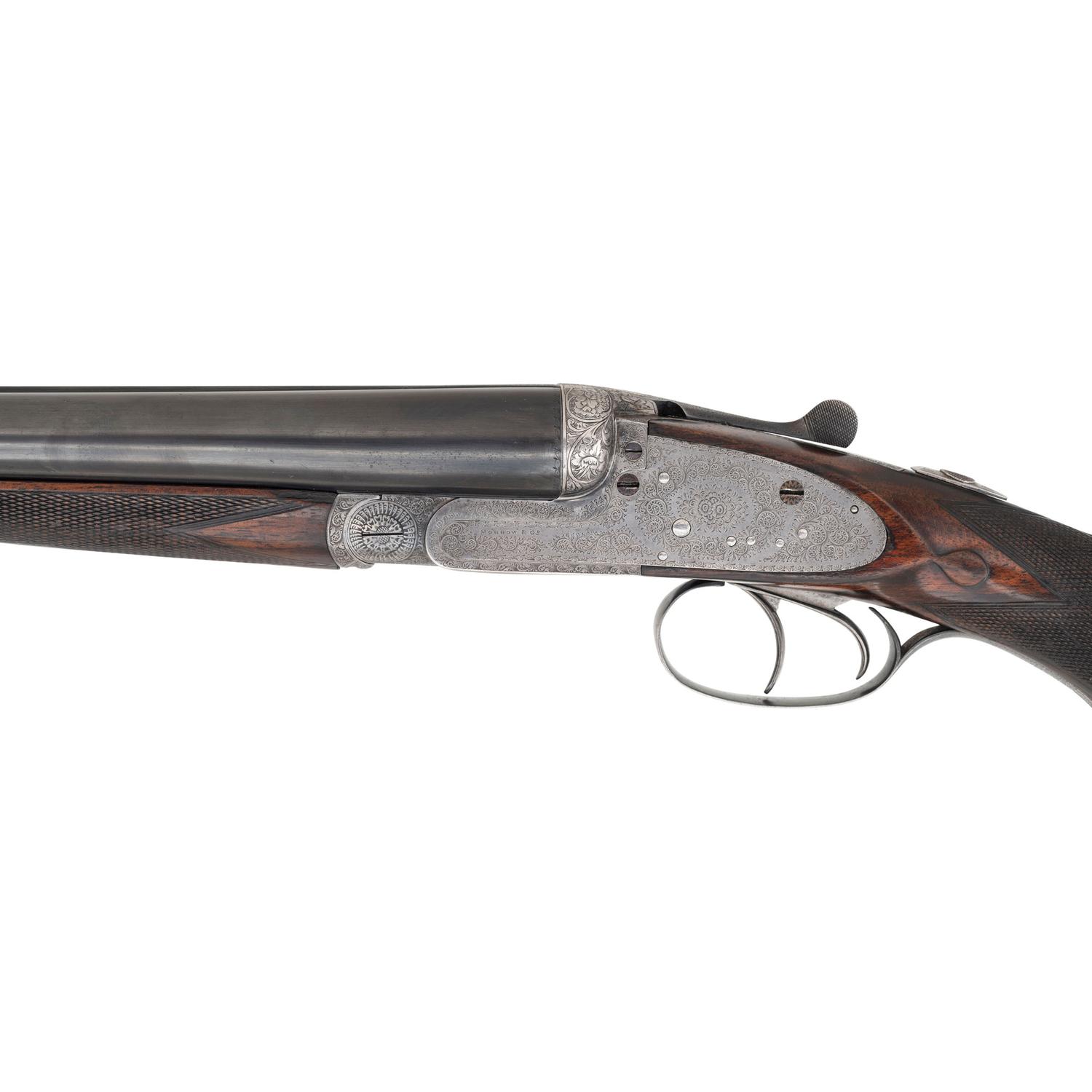*Morrow Seven-Pin Sidelock 12 Bore Shotgun with Matching Case
