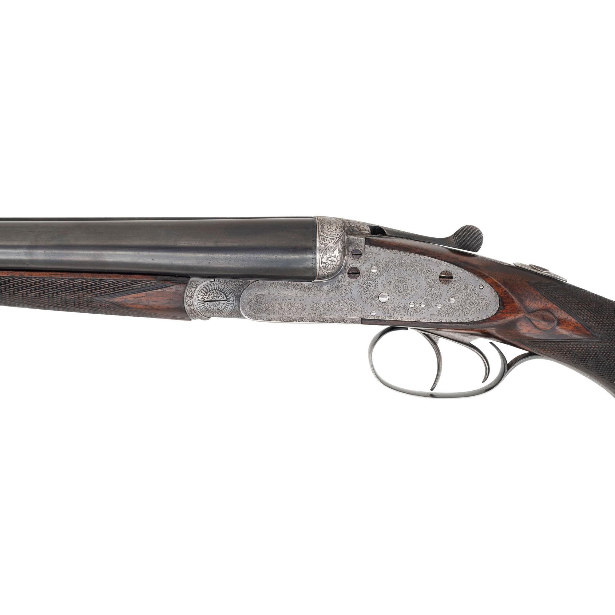 *Morrow Seven-Pin Sidelock 12 Bore Shotgun with Matching Case