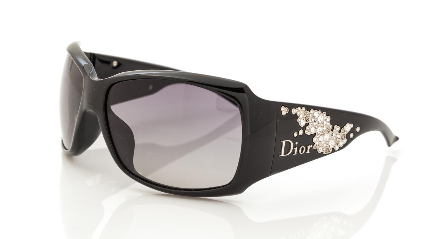 A Pair of Christian Dior Black Sunglasses,