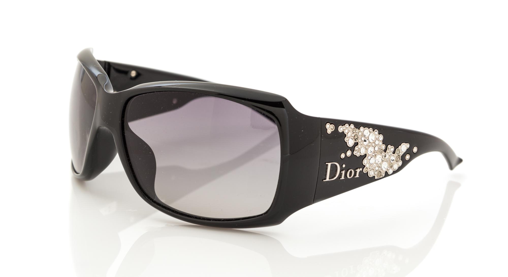 A Pair of Christian Dior Black Sunglasses,