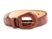 Three Vintage Alligator and Crocodile Accessories; Two Saks, One Rosenfeld, 1970-90s