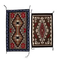 Navajo Weavings / Rugs — lot of 2, includes: