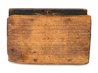 A Miniature Paint Decorated Pine Dresser Box