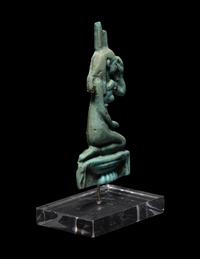 An Egyptian Faience Amulet of Nefertum