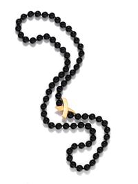TIFFANY & CO., PALOMA PICASSO, FRENCH, YELLOW GOLD AND ONYX NECKLACE