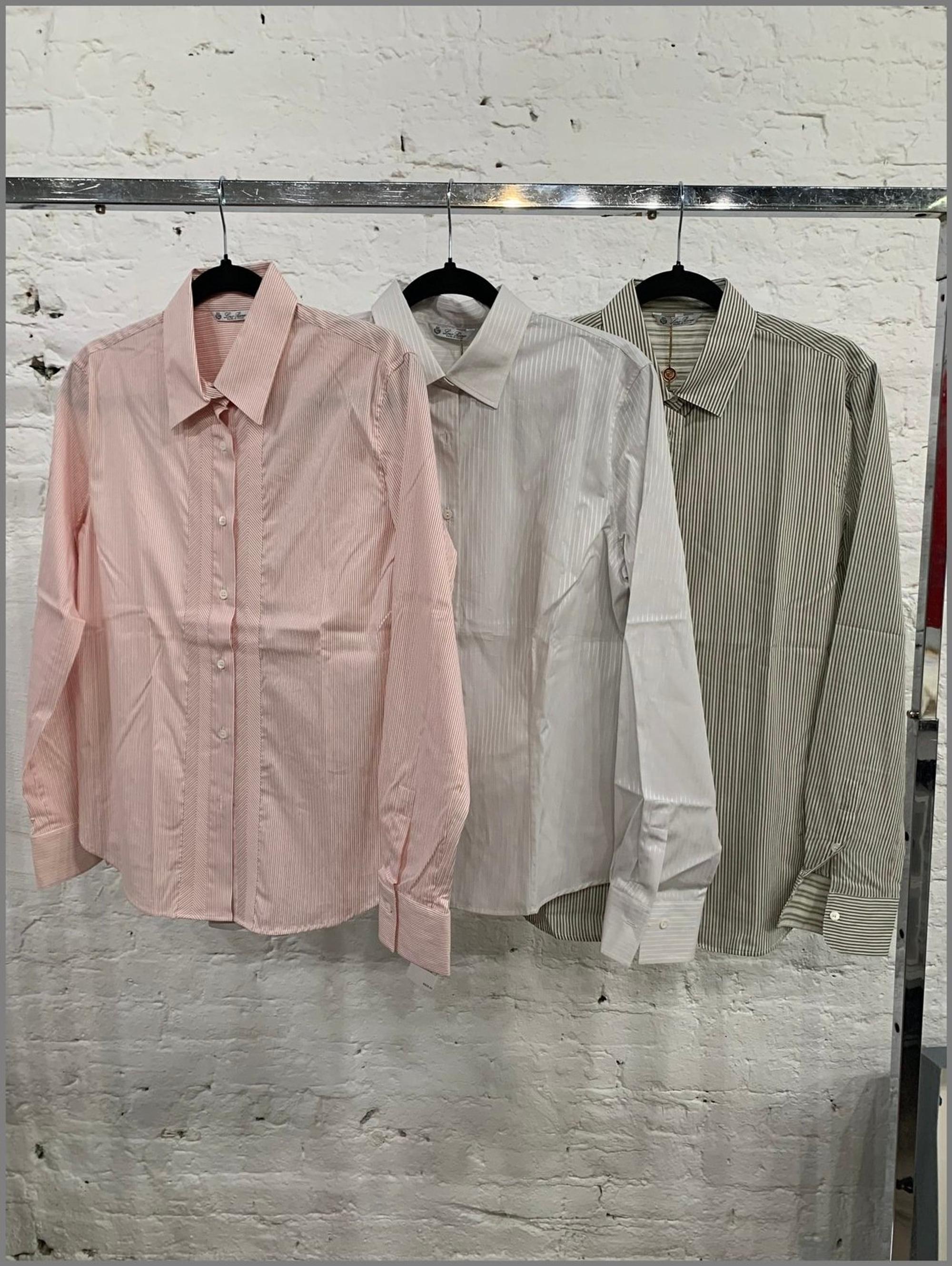 Three Loro Piana Cotton Dress Shirts, 2000s