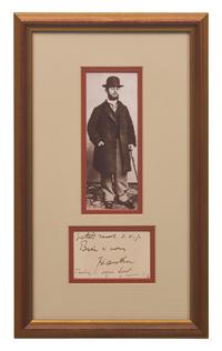 [Art] Toulouse-Lautrec, Henri de. Autograph Letter, signed