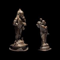 Two Indian Bronze Figures of Female Deities