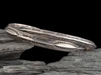 Pair of Navajo Stamped Ingot Carinated Cuff Bracelets