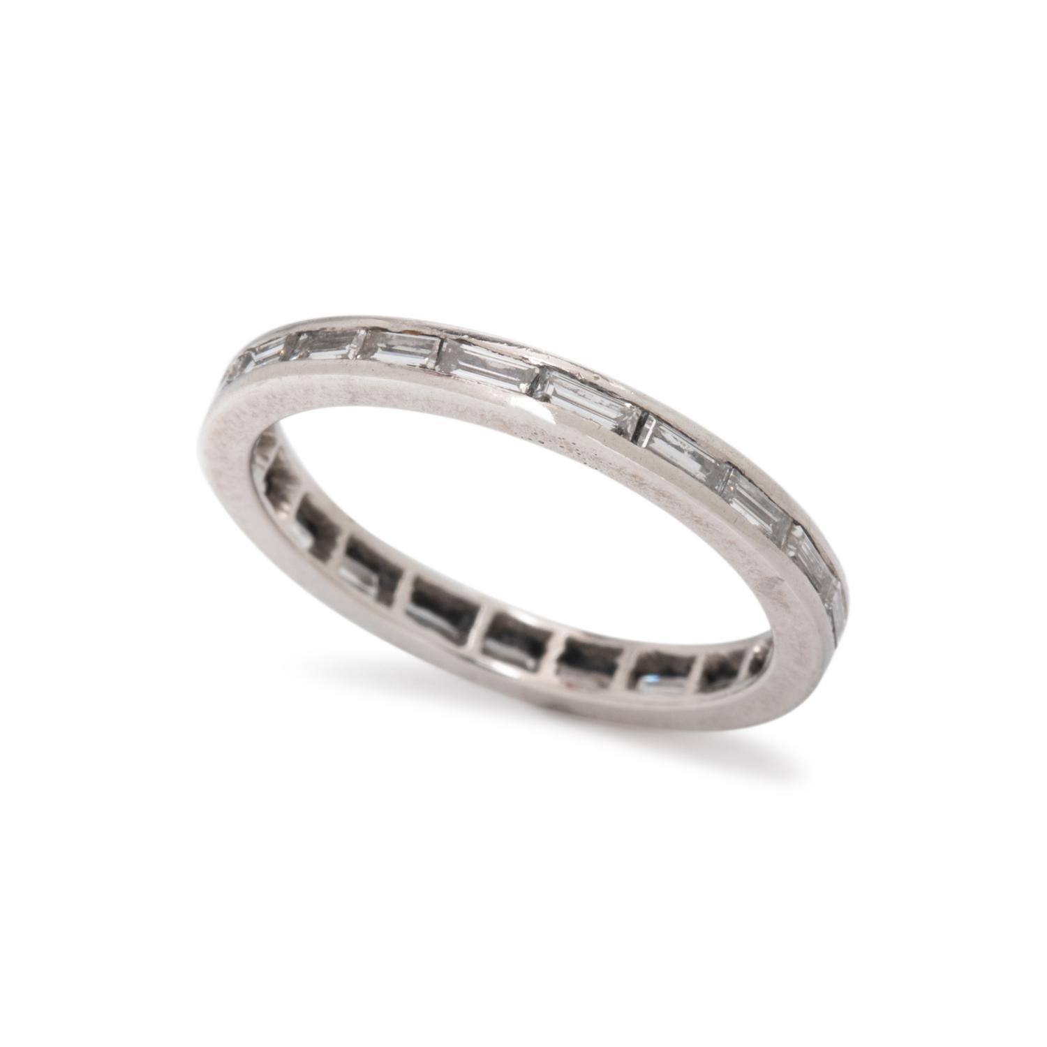 PLATINUM AND DIAMOND ETERNITY BAND
