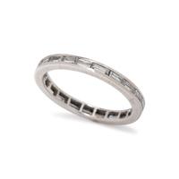 PLATINUM AND DIAMOND ETERNITY BAND
