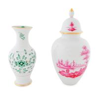 Two Continental Porcelain Articles — 20TH CENTURY
