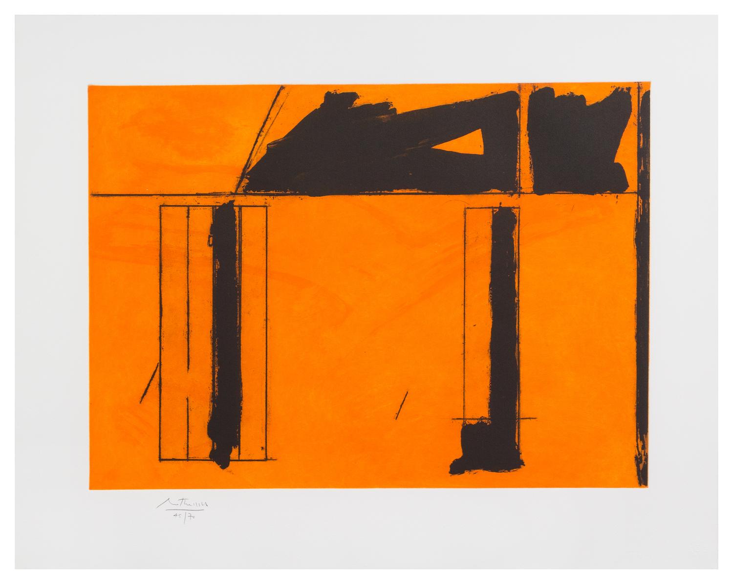 Robert Motherwell, (American, 1915-1991), La Casa de la Mancha, 1984