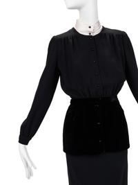 Three Designer Dresses: Valentino, Adele Simpson, Yves Saint Laurent, 1980-90s