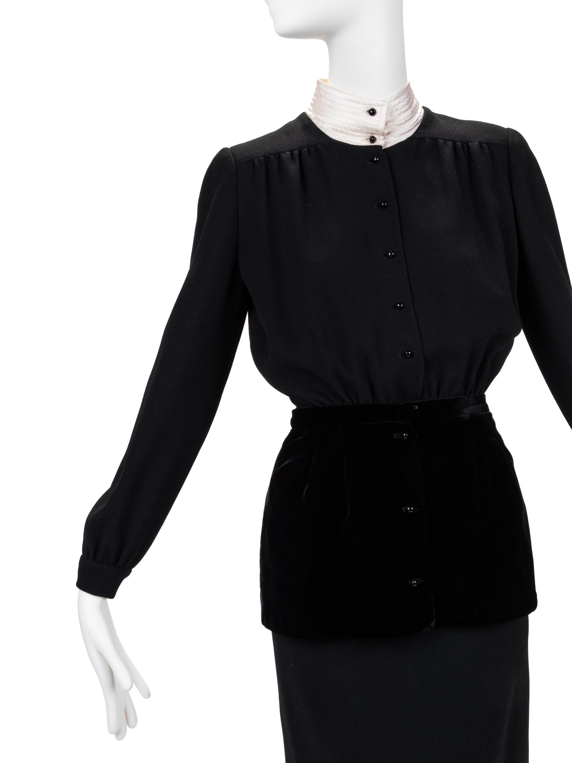 Three Designer Dresses: Valentino, Adele Simpson, Yves Saint Laurent, 1980-90s