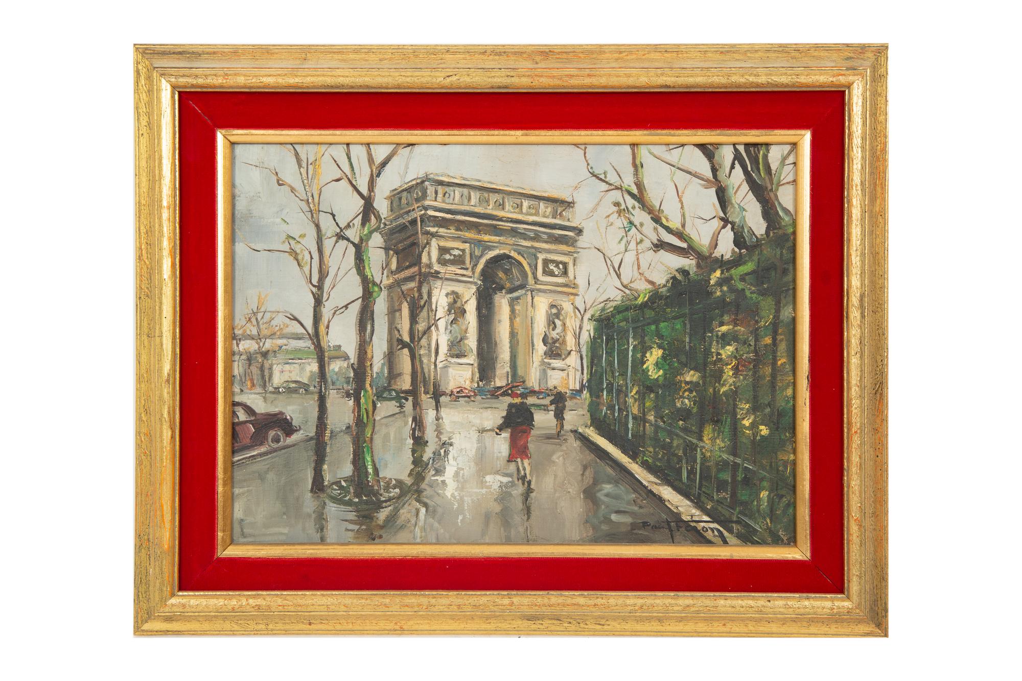 Eighteen Parisian Street Scene Paintings
