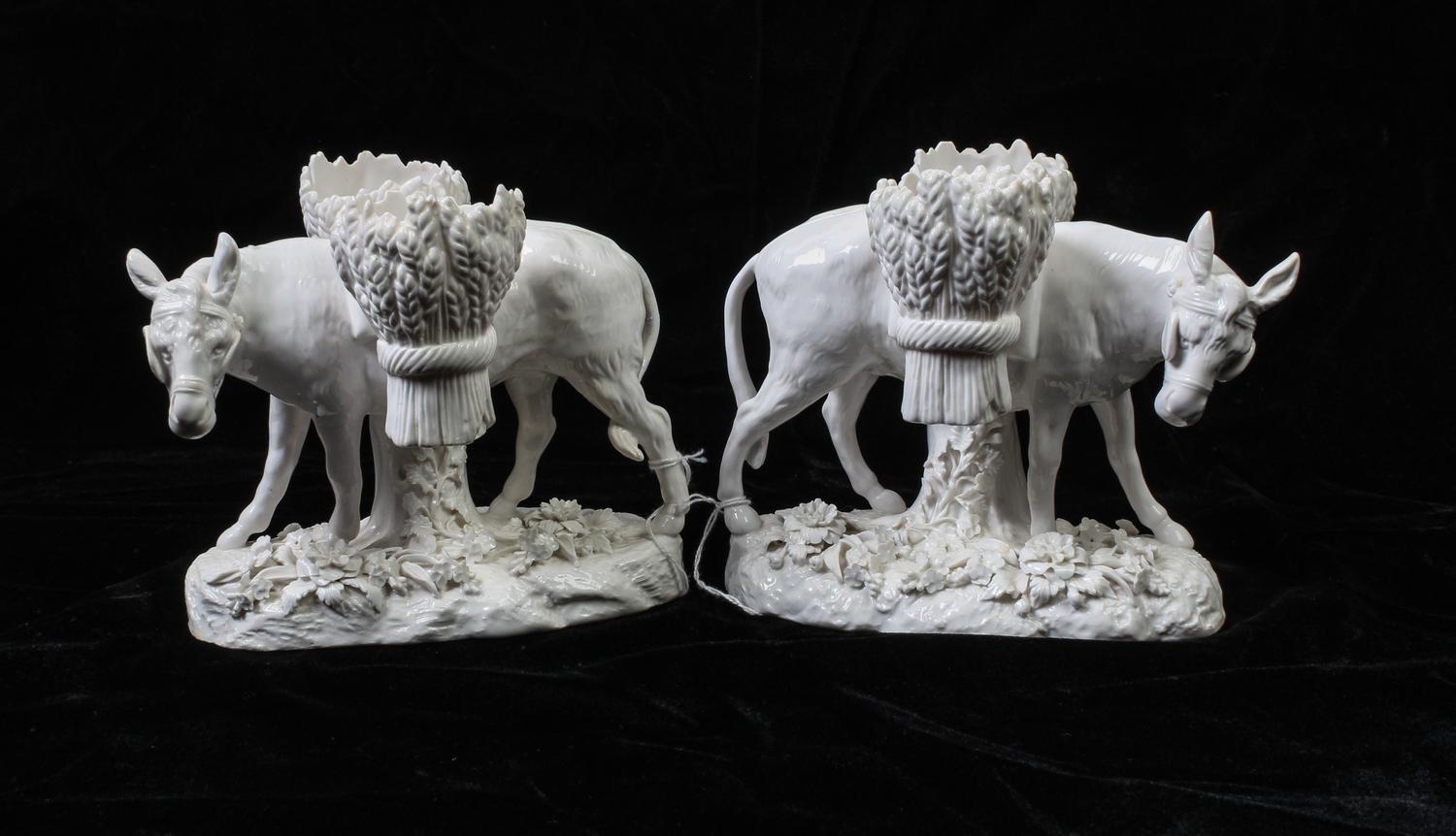 Two Continental Blanc de Chine Figures — 19TH/20TH CENTURY
