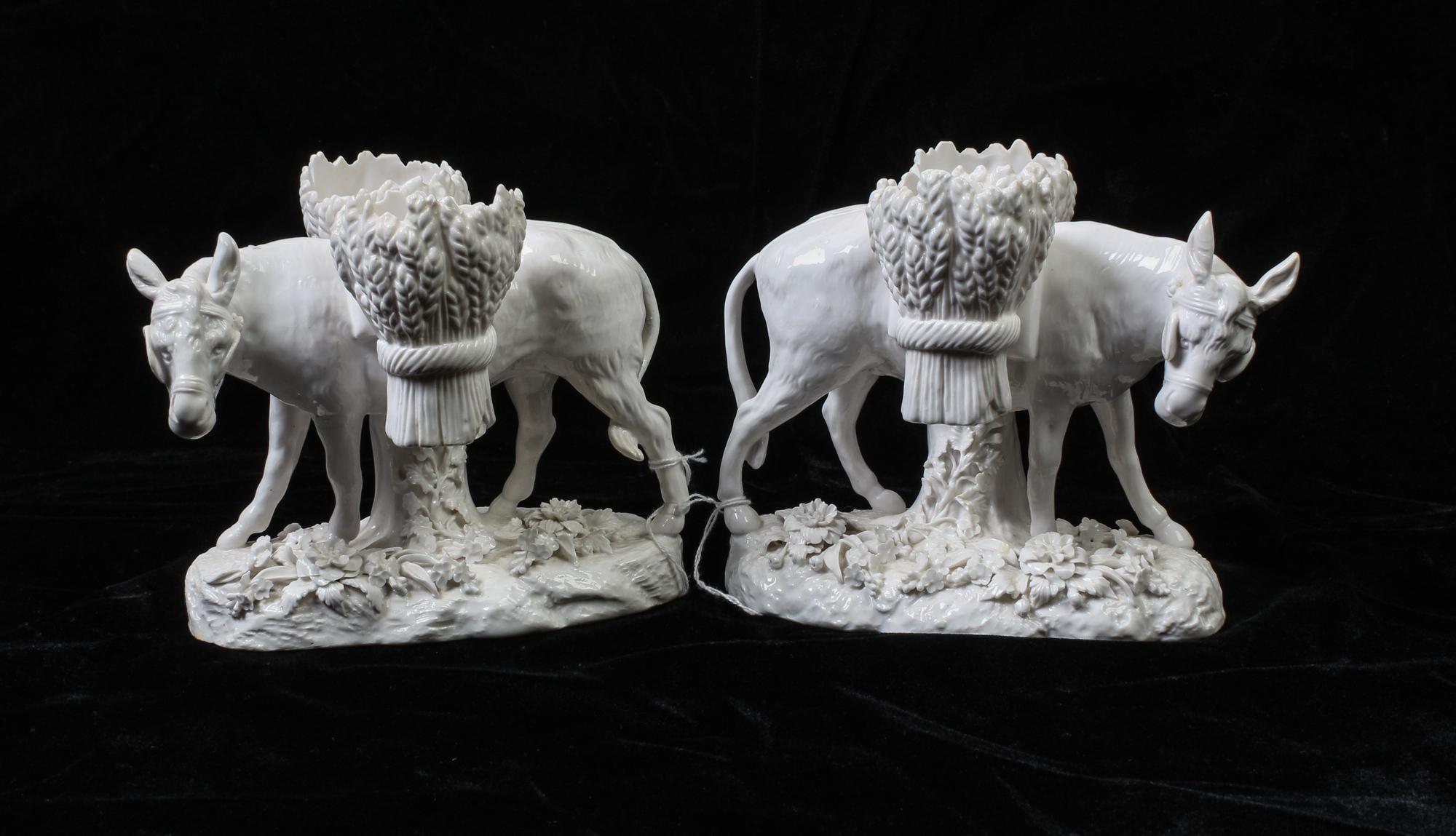 Two Continental Blanc de Chine Figures — 19TH/20TH CENTURY