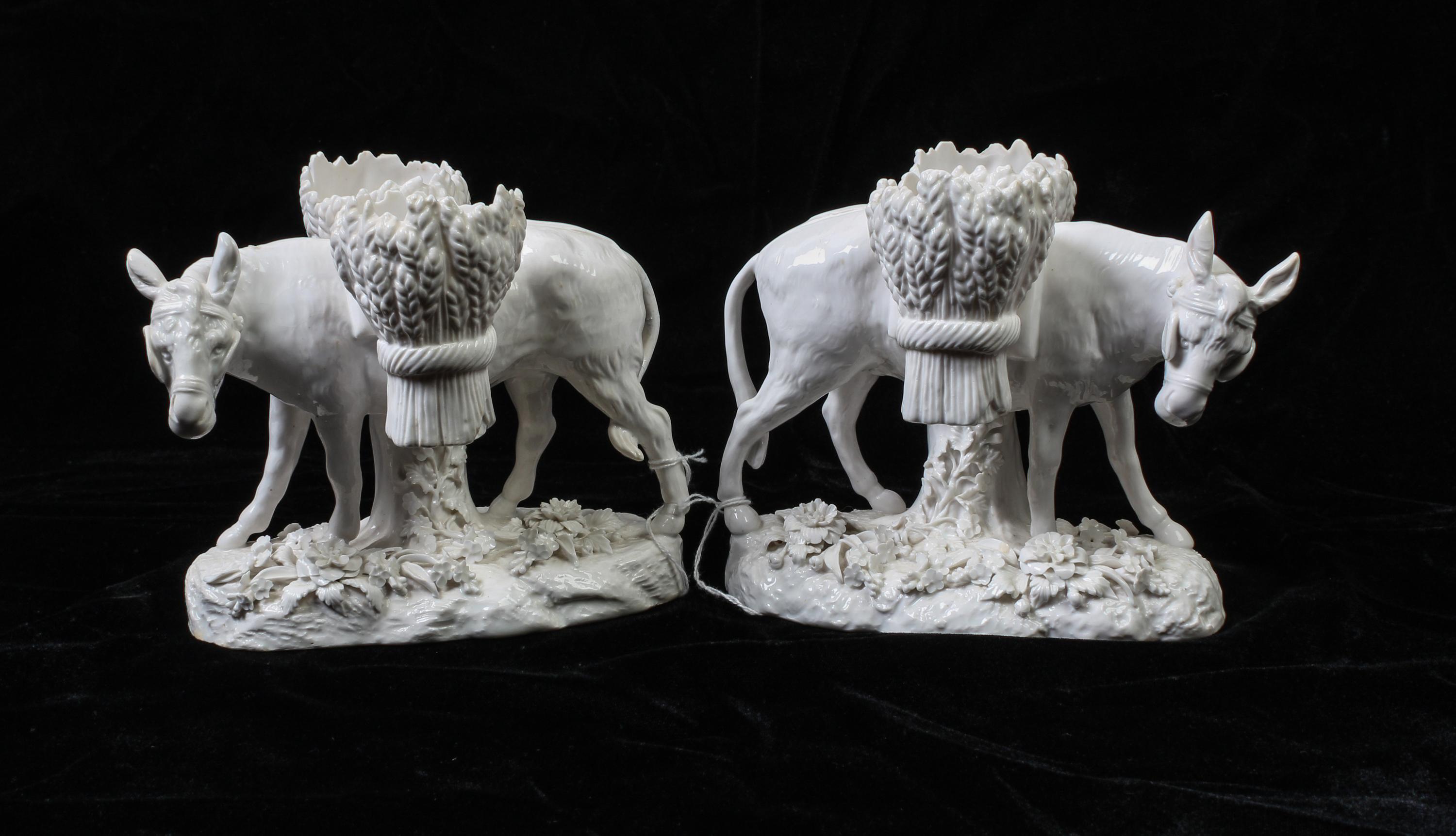 Two Continental Blanc de Chine Figures — 19TH/20TH CENTURY