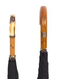 Two Umbrellas Larger length 36 1/2 inches.