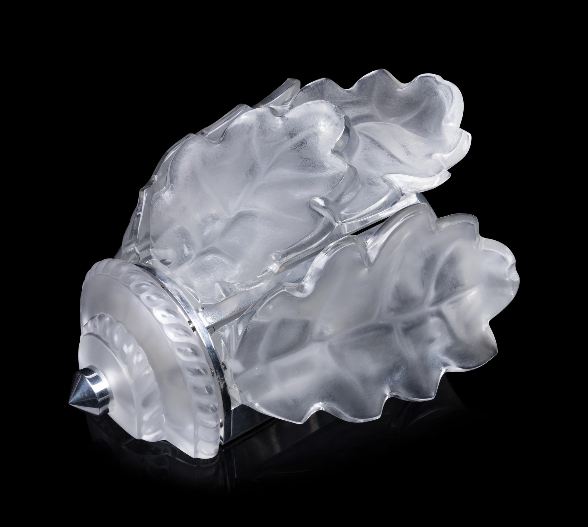 A Lalique Chene Wall Light