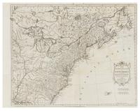 KITCHIN, Thomas (c.1784). Map of the United States in North America... [London:] T. Cadell, 1 Mary 1783.