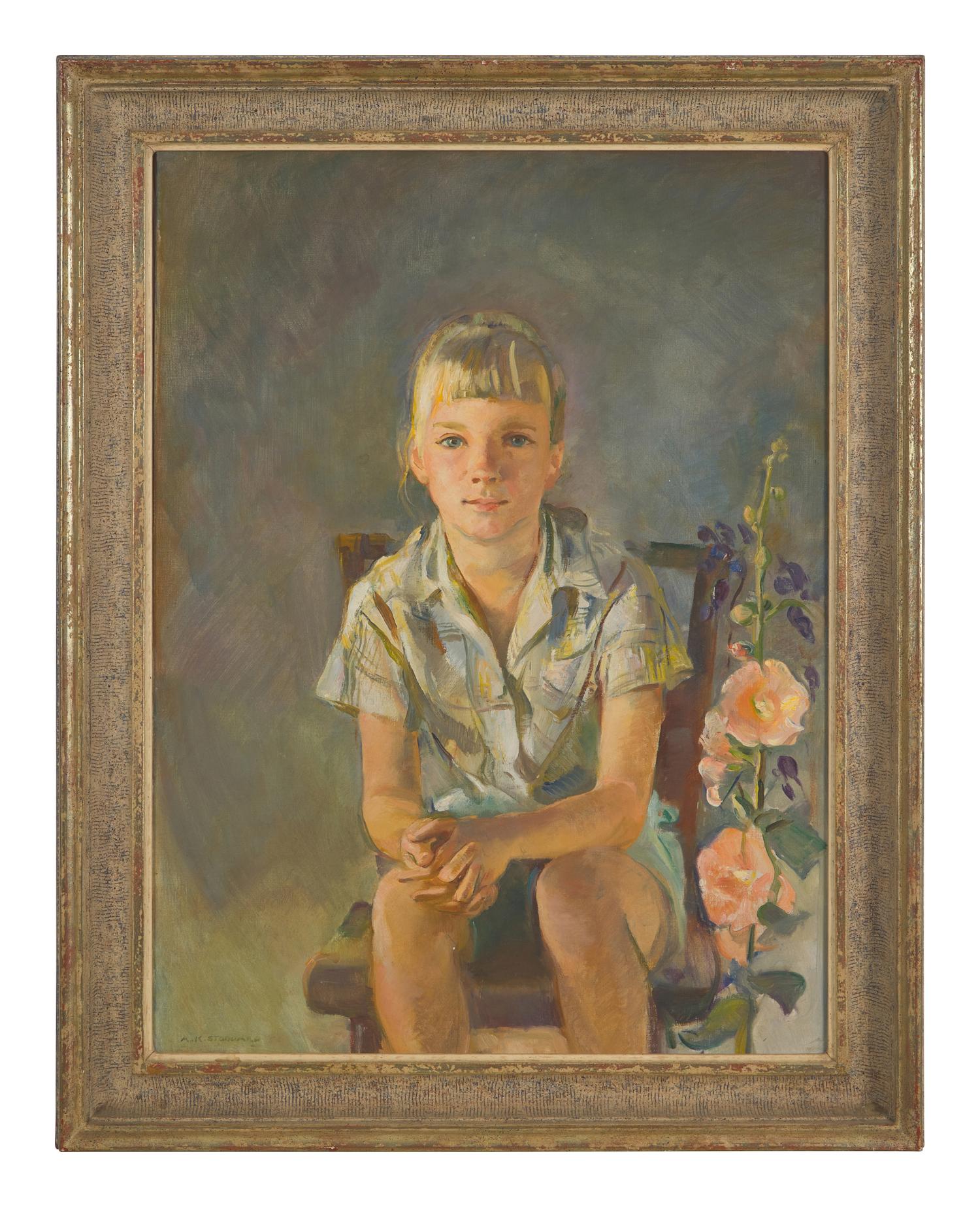 Two Works: Young Boy and His Puppy; together with Kathy (2)