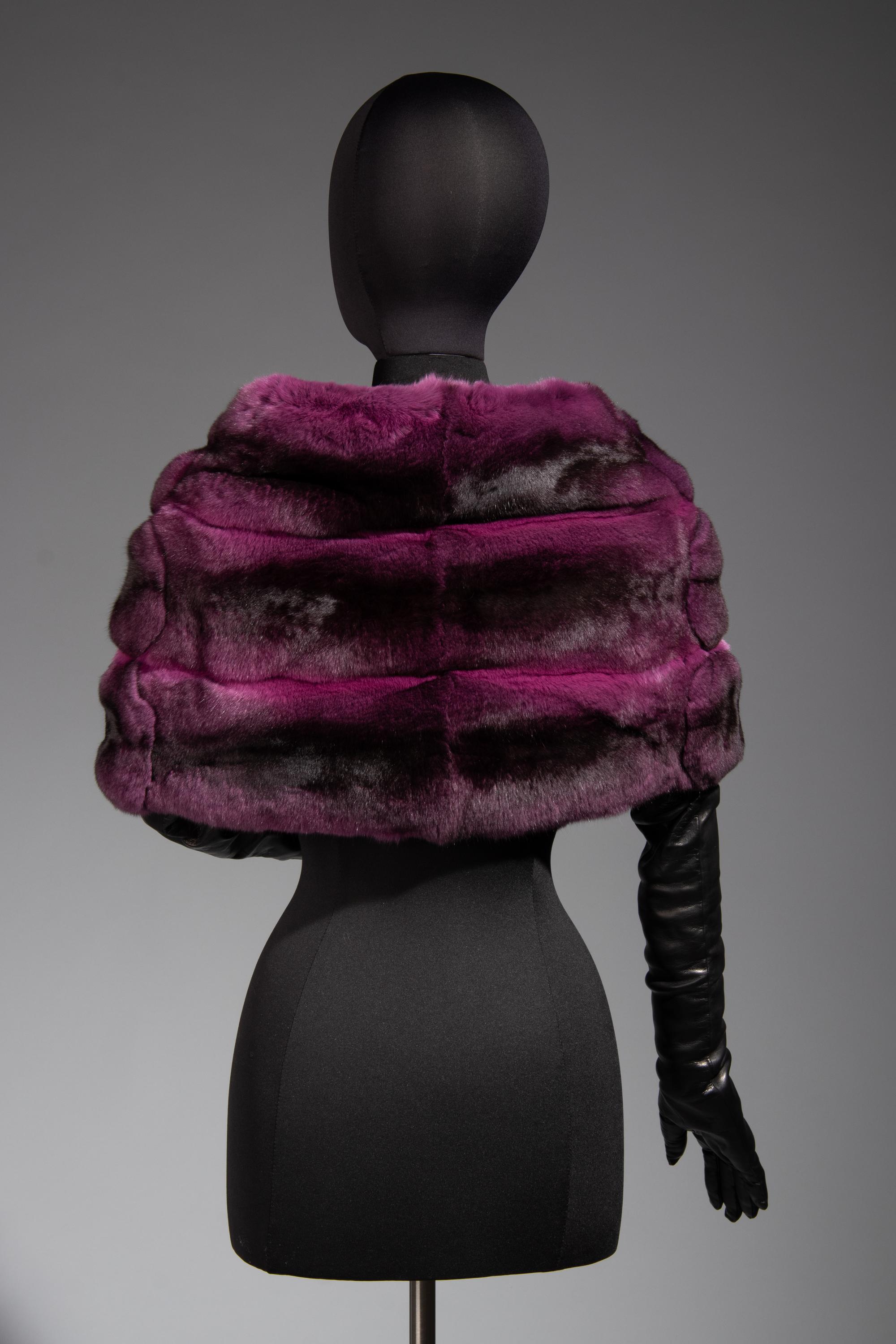 J. Mendel Chinchilla Pull-Through Stole