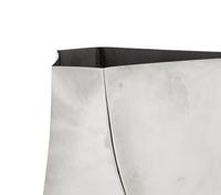 A Pair of Chrome Plated Waste Baskets by Michael Aram