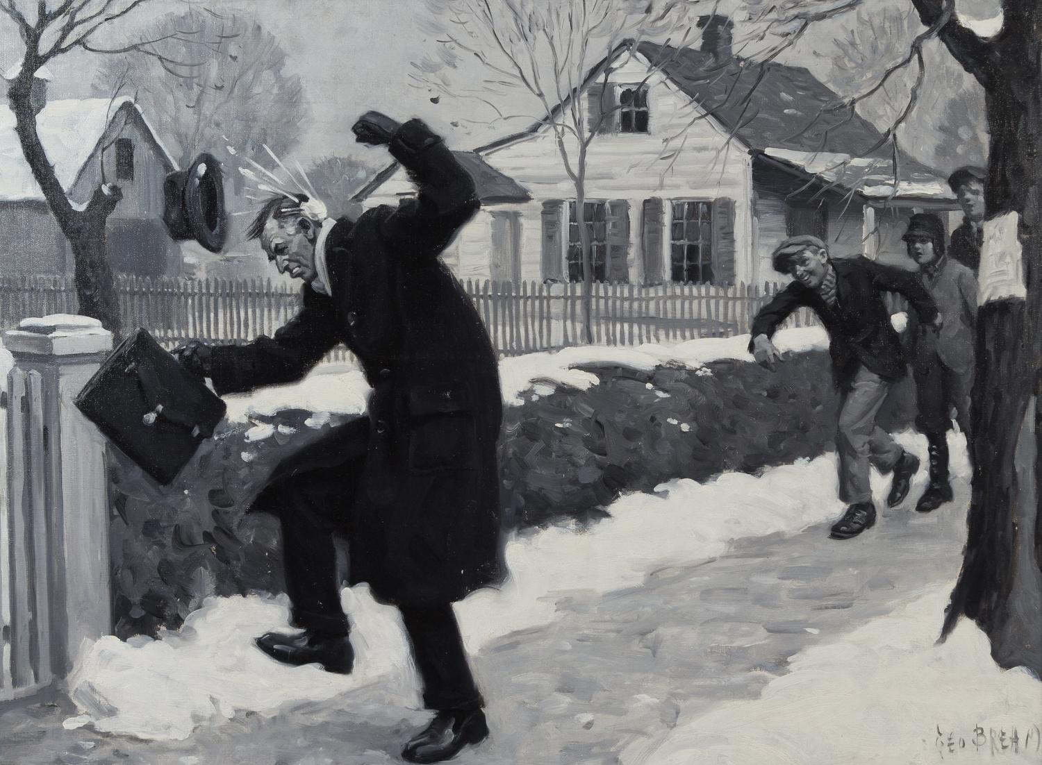 George Brehm, (American, 1878-1966), Snowball