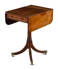 A Regency Mahogany Drop-Leaf Side Table