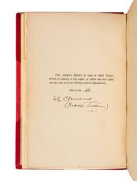 [BINDINGS]. CLEMENS, Samuel Langhorne ("Mark Twain") (1835-1910). The Writings of Mark Twain. London: Chatto & Windus, 1899-1903.