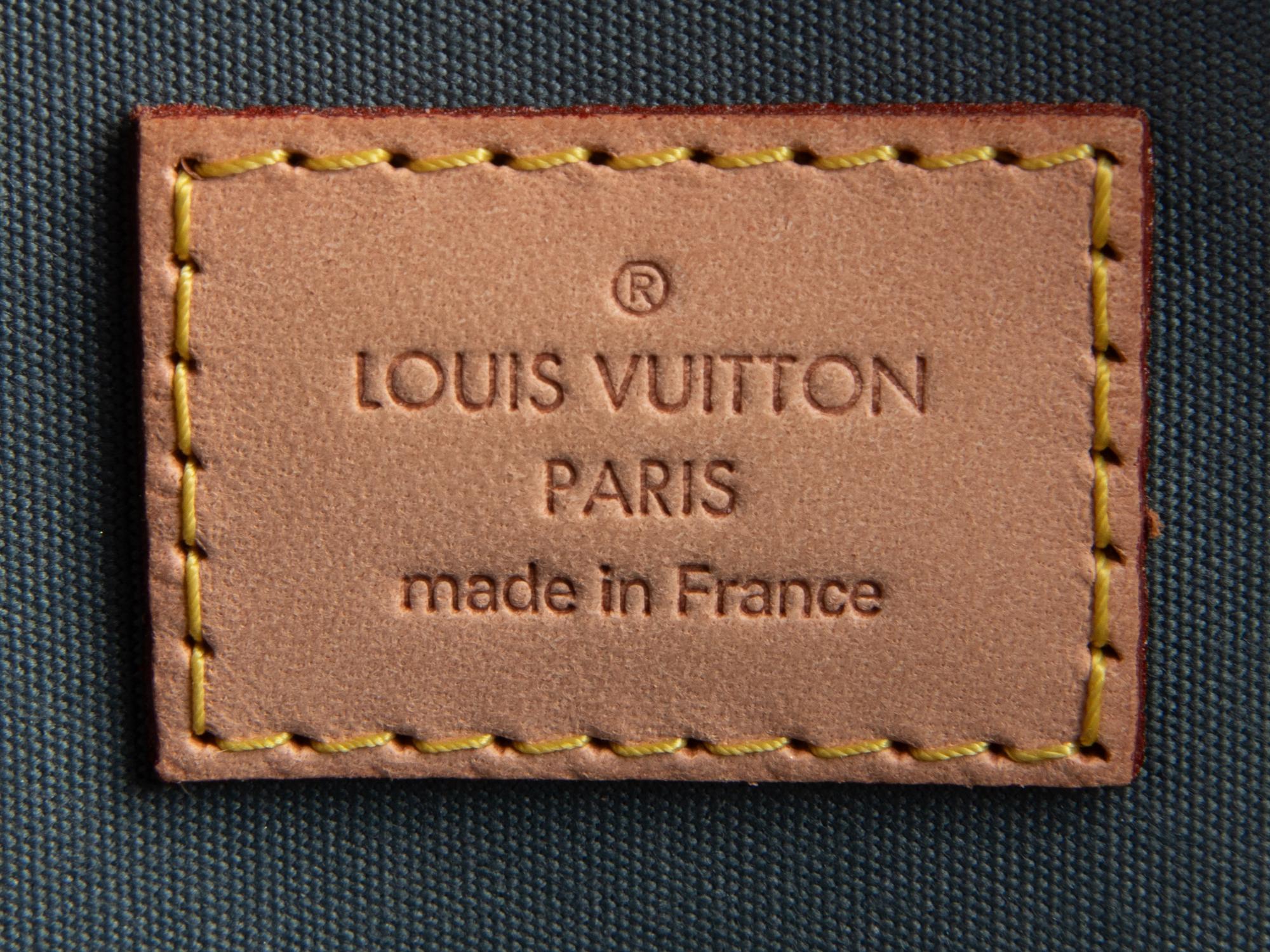 Louis Vuitton Khaki Patent Monogram Alma