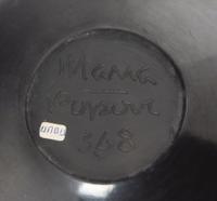 Blackware Pottery Jar, with Gunmetal Finish, March 1968