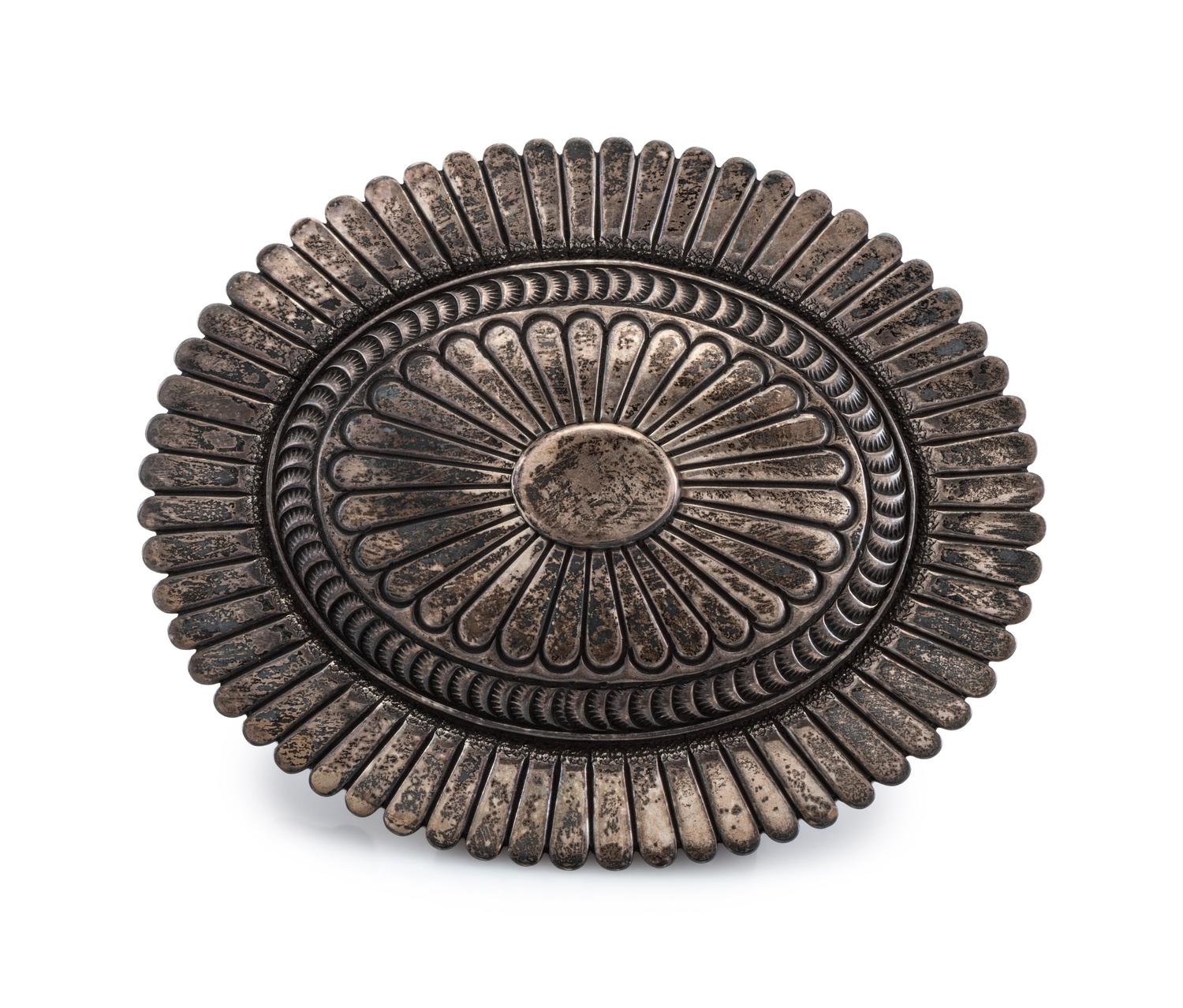 Navajo Silver Belt Buckle