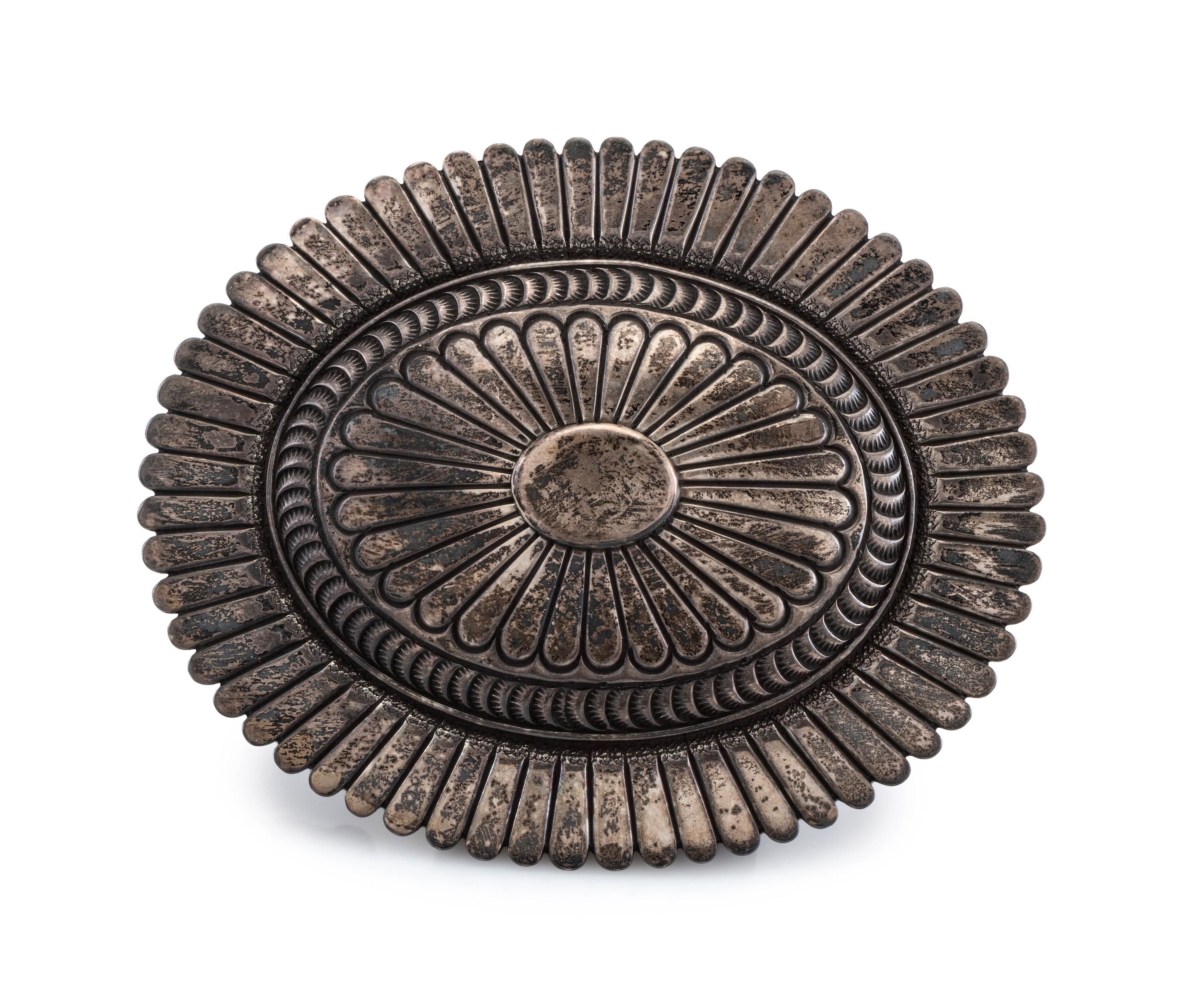 Navajo Silver Belt Buckle