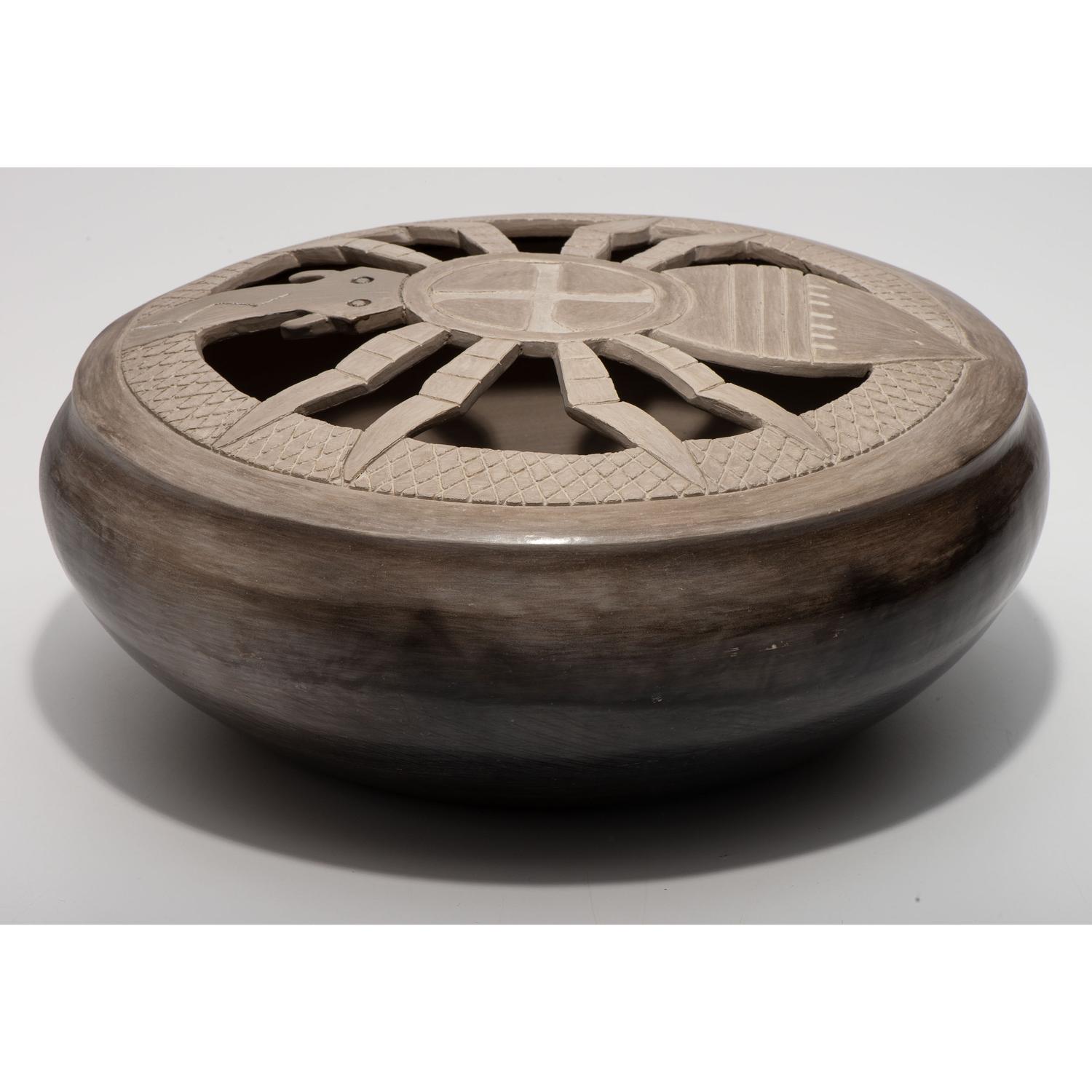 Pottery Bowl, with Spider