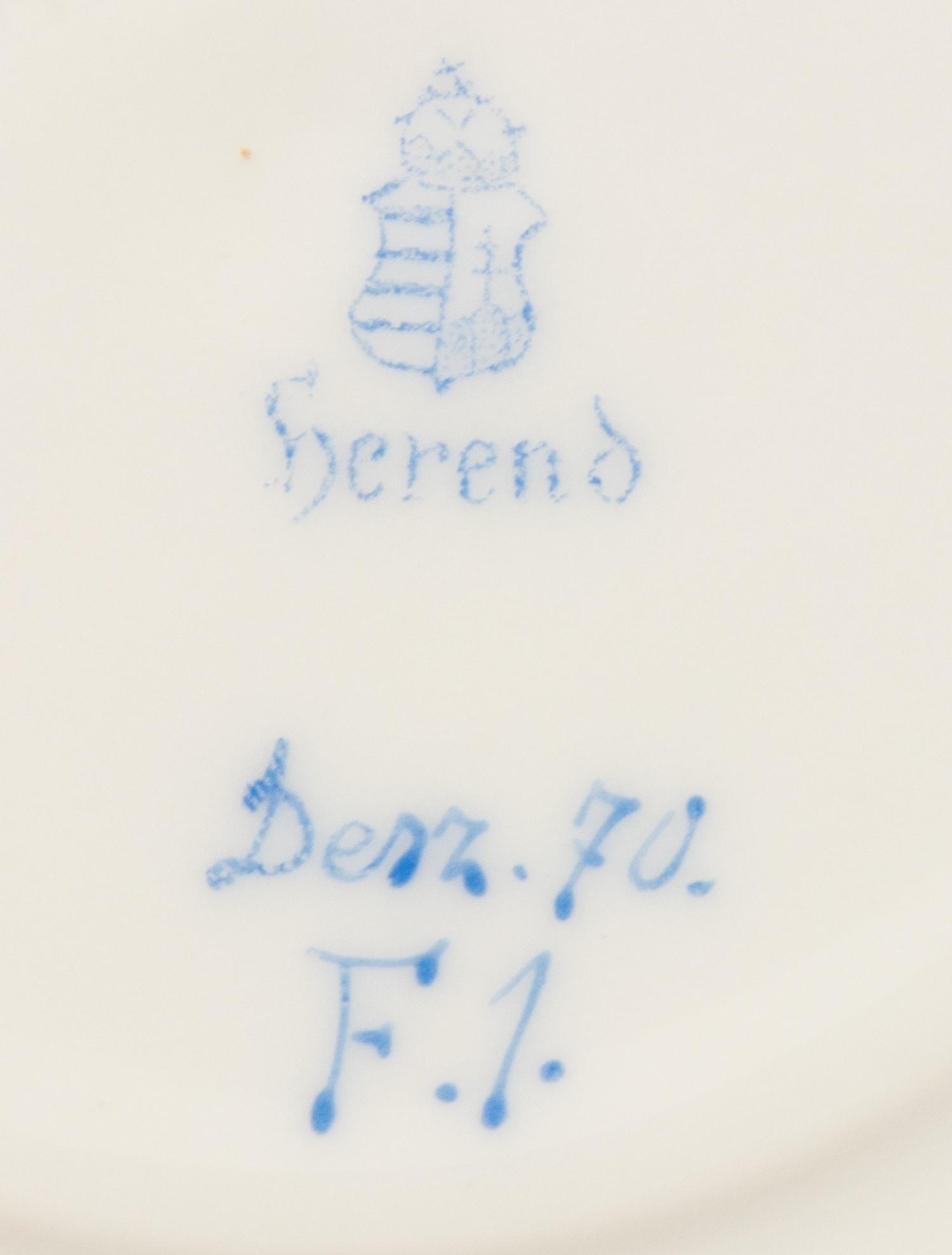 A Group of Herend Motif Hongrois Grand Porcelain Articles
