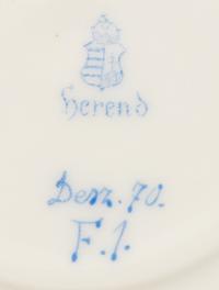 A Group of Herend Motif Hongrois Grand Porcelain Articles