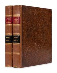 BOSWELL, James (1740-1795). The Life of Samuel Johnson . London: Henry Baldwin for Charles Dilly, 1791.