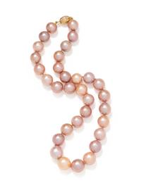 CULTURED PINK SOUTH SEA PEARL NECKLACE