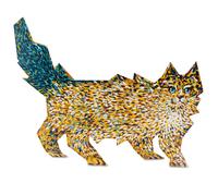 Van Gogh/Braque Cat