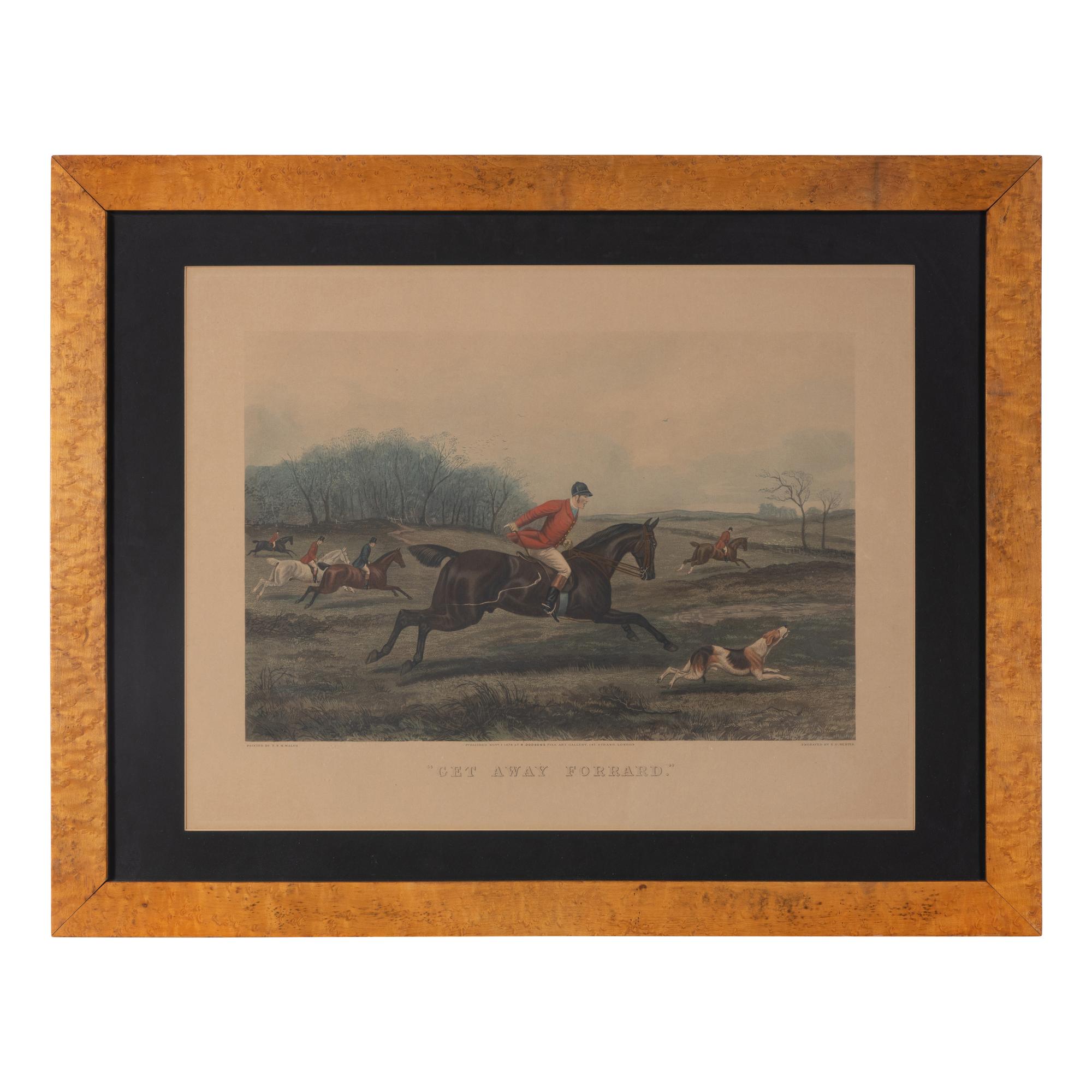 A Pair of English Hunting Prints