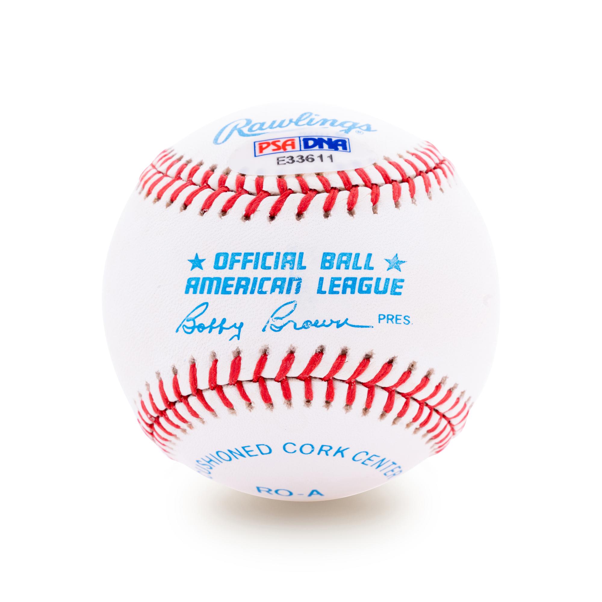 A Mickey Mantle Single Signed Baseball (PSA)