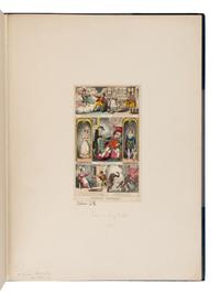 CRUIKSHANK, George (1792-1878), et al, illustrators. -- EGAN, Pierce (1772-1849). Sunday In London ; or, The Day and Night Scenes of Jerry Hawthorn... London: Sherwood, Neely, and Jones, 1821.