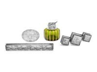 Four English Silver Desk Articles