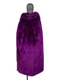 Velvet with Silver Thread Lamé Cape, 1920s