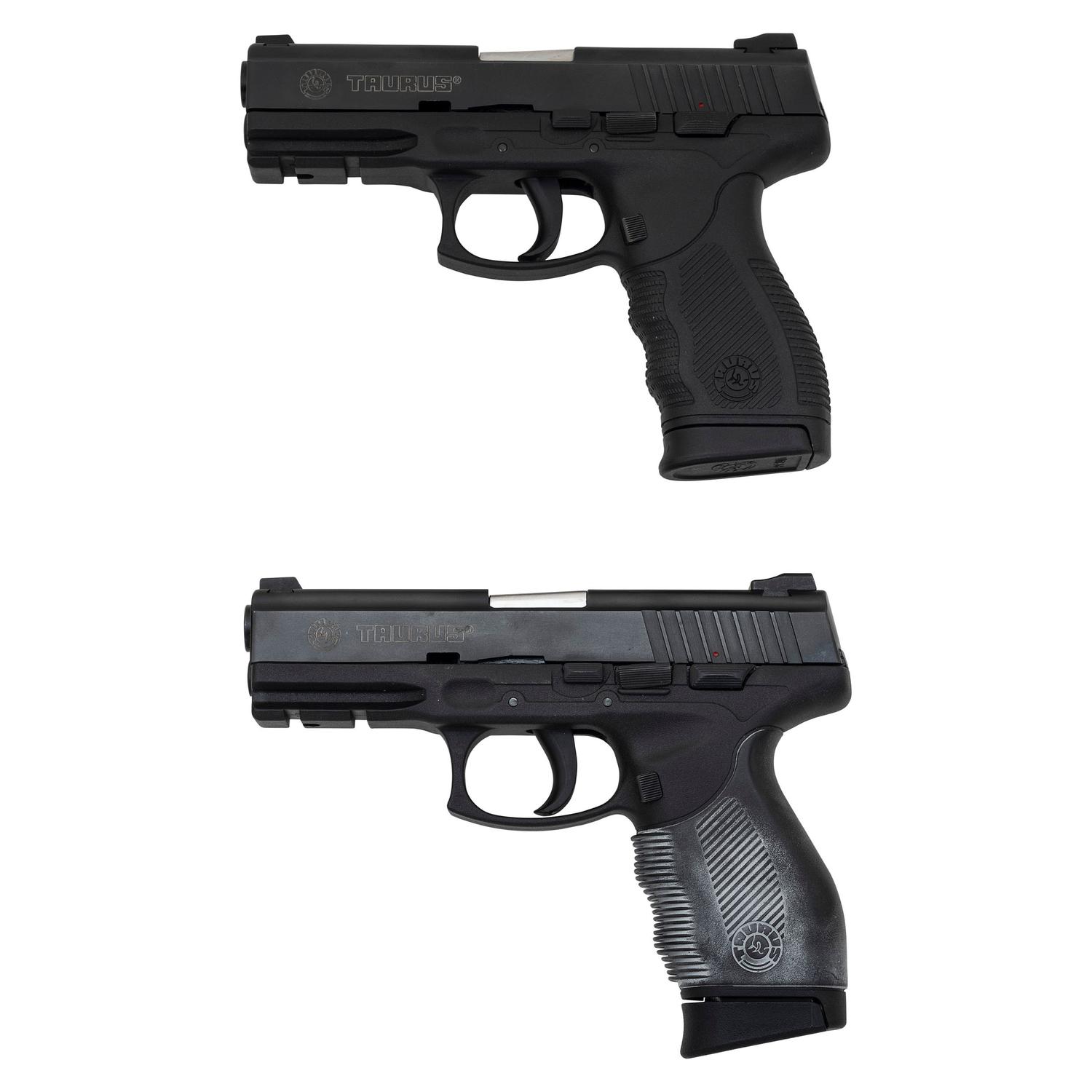 * Lot of Two Taurus PT 24/7 Pistols in Box with Accessories
