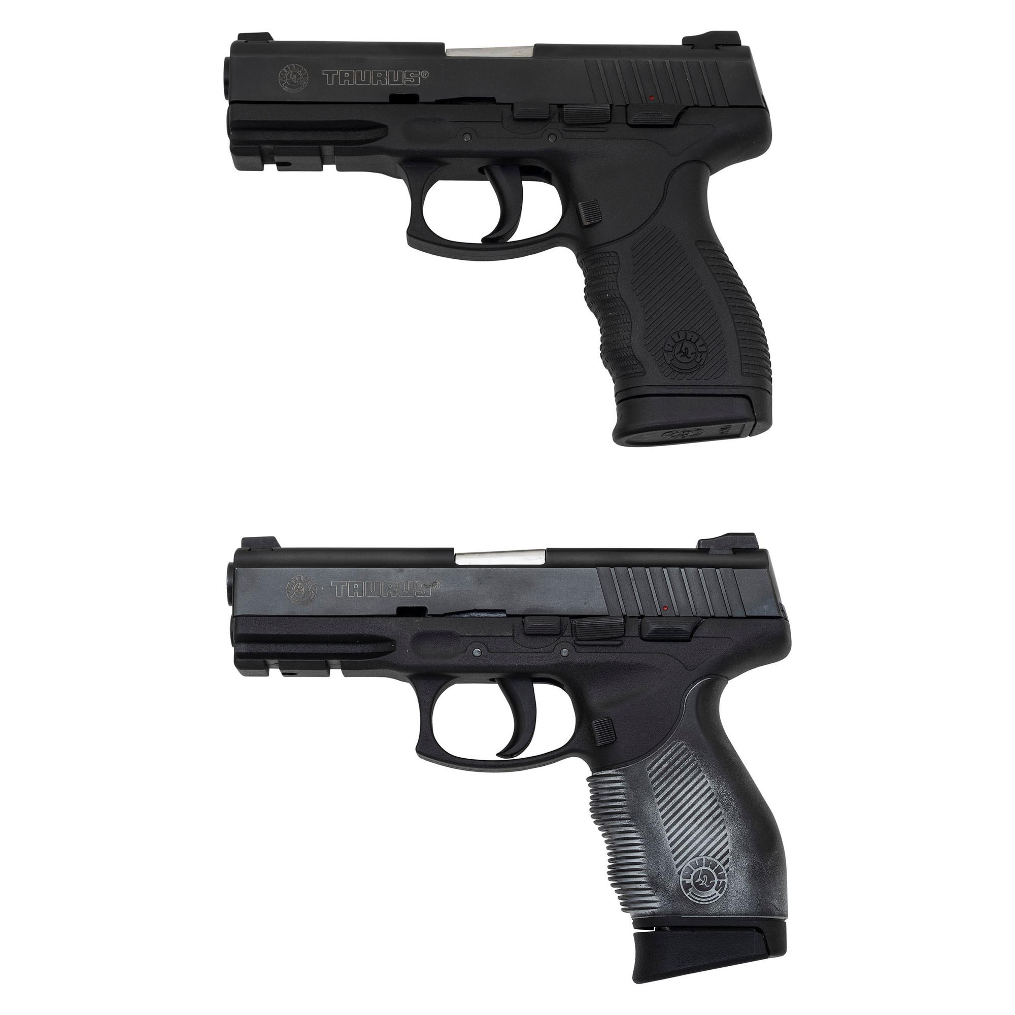 * Lot of Two Taurus PT 24/7 Pistols in Box with Accessories